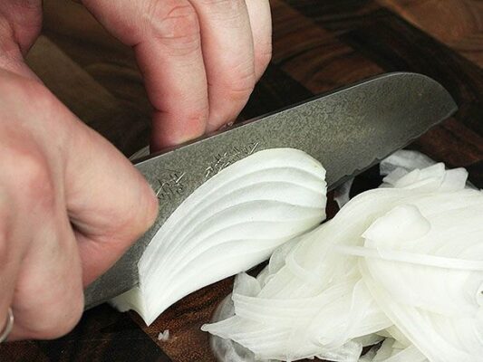 Professional knife sharpening using a Tormek water-cooled system by Elite Edge in South Africa, offering mobile knife sharpening in Cape Town and a national mail-in service.